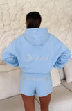 Bridal Party Oversized Hoodie Light Blue