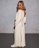 Dream A Little Off the Shoulder Jumpsuit