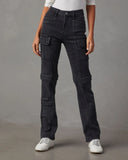 Zhaire Super Stretch High Rise Straight Jeans