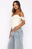 Love Is Free Bustier Off White