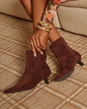 Cordee Suede Ankle Booties