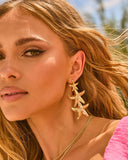 Ocean Glow Drop Starfish Earrings