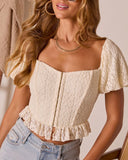 Hey Darling Puff Short Sleeve Top