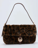 Janine Faux Fur Shoulder Bag