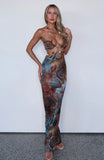 The Empress Maxi Dress Ophidian Feather