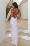 Over My Head Maxi Dress Baby Pink