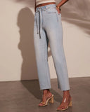 Fitzpatrick Super Stretch High Rise Belted Jeans