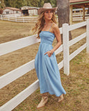 True West Chambray Maxi Dress