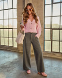 Quiet Reset Knit Straight Leg Pants