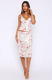 Bright Star Sequin Midi Skirt Whispering Roses