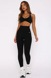 Sprinting Zip Pocket Leggings Black