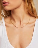 Skinny Rope 14k Plated Chain