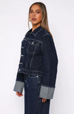 Charlotte Denim Jacket Dark Indigo