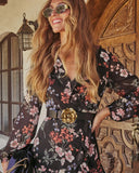 Ashglow Flower Buckle Belt