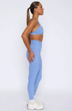 Go Getter High Waisted Leggings Blueberry