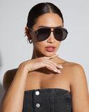 Go All In Aviator Sunglasses
