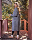 Sleigh Path Herringbone Duster Coat