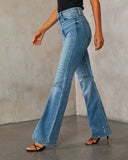 Ayla Super Stretch High Rise Flare Jeans