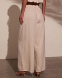 Pipper Pleated Linen Pant