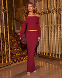 Stellan Off The Shoulder Knit Sweater
