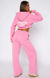 Offstage Wide Leg Sweatpants Bubblegum