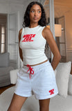 Club 14 Allie Lounge Shorts Grey Marle
