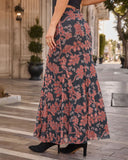 Spiced Dusk Printed Maxi Skirt