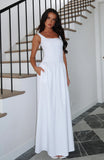 Summer Delight Maxi Dress White