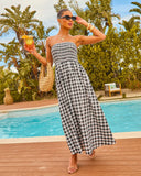 Forever Summer Gingham Maxi Dress