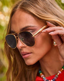 Heatwashed Drift Aviator Sunglasses