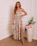 Morning Harmony Floral Maxi Dress