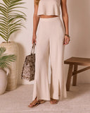 Kimora Wide Leg Front Slit Pants
