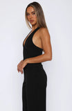 Only Acting Halter Top Black