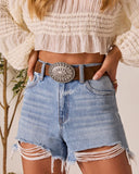 Amorosa Faux Suede Belt