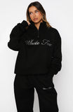 Make It Or Break It Quarter Zip Sweater Black