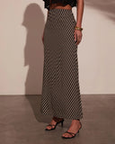 Sweet Haven Striped Maxi Skirt