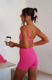 Radiate High Waisted Shorts Bubblegum