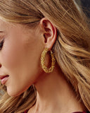 Serise Crystal Hoop Earrings