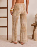 Drifted Moment Chevron Print Cover Up Pants