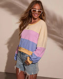Lake Side Oversized Colorblock Pullover