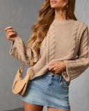 Acorn Trail Cable Knit Sweater