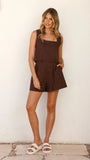 Tillie Crop Top Chocolate