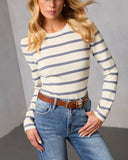 Ancira Striped Bodysuit