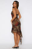 Should Know Better Midi Dress Exotic Rose