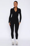 Exceed Long Sleeve Jumpsuit Black