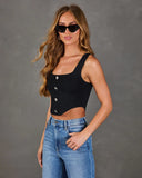 Izara Cropped Corset Top