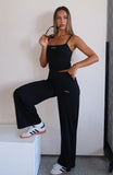 Core Strengths Wide Leg Pants Black