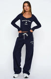 Found You Out Track Pants Navy