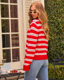 Boulevard Breeze Striped Cardigan
