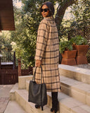 Cider Season Plaid Coat